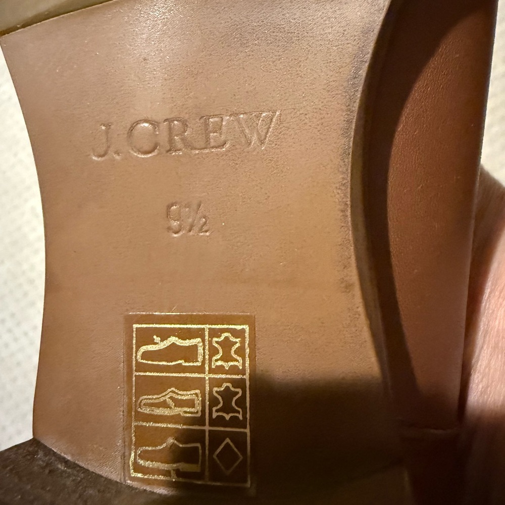 J. Crew Brown Leather Winter Boots - Picture 5 of 6